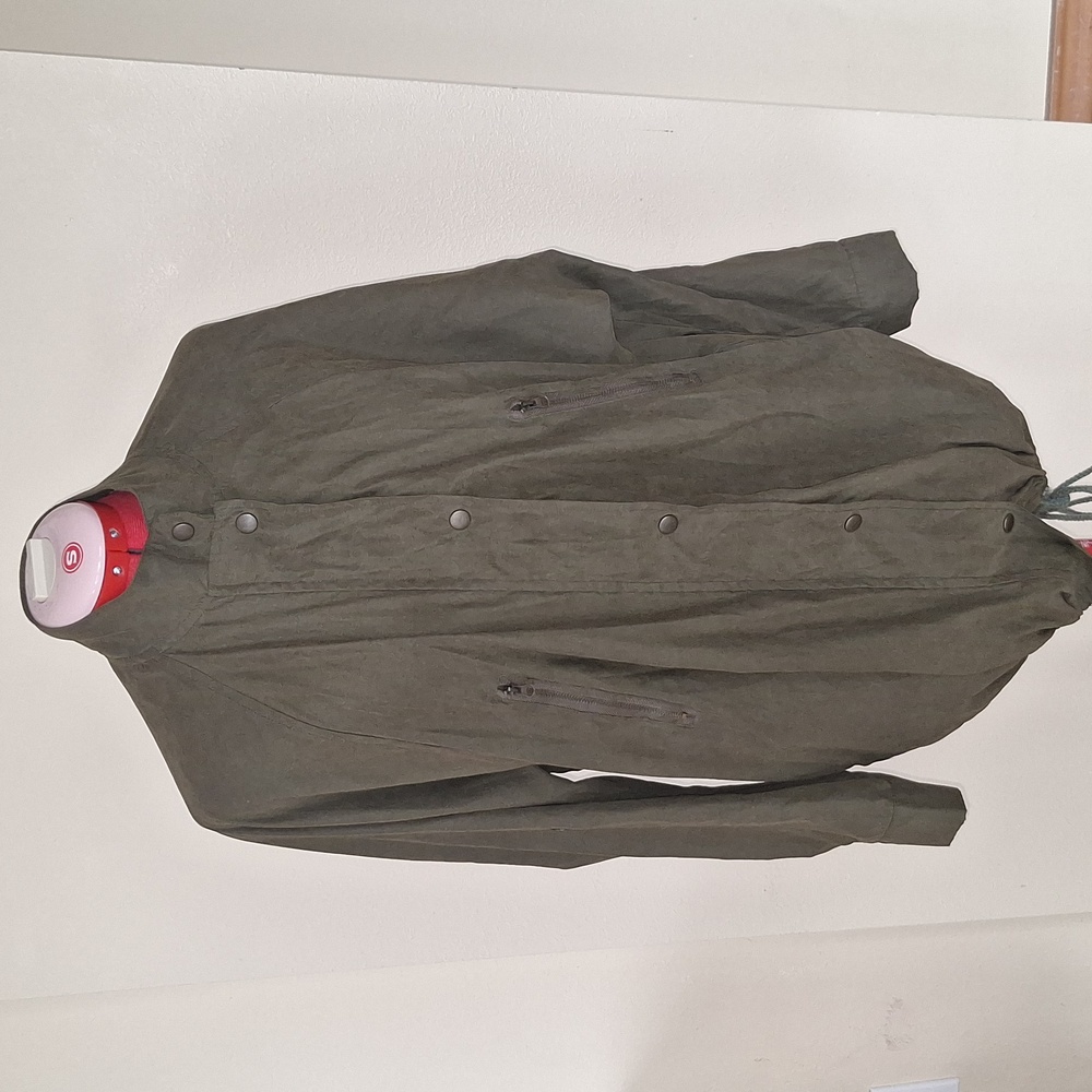 Brandy💗Melville Military Green Light weight Zip & Button